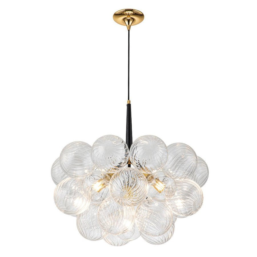 Lightweight Bubble Glass Chandelier for Easy Install