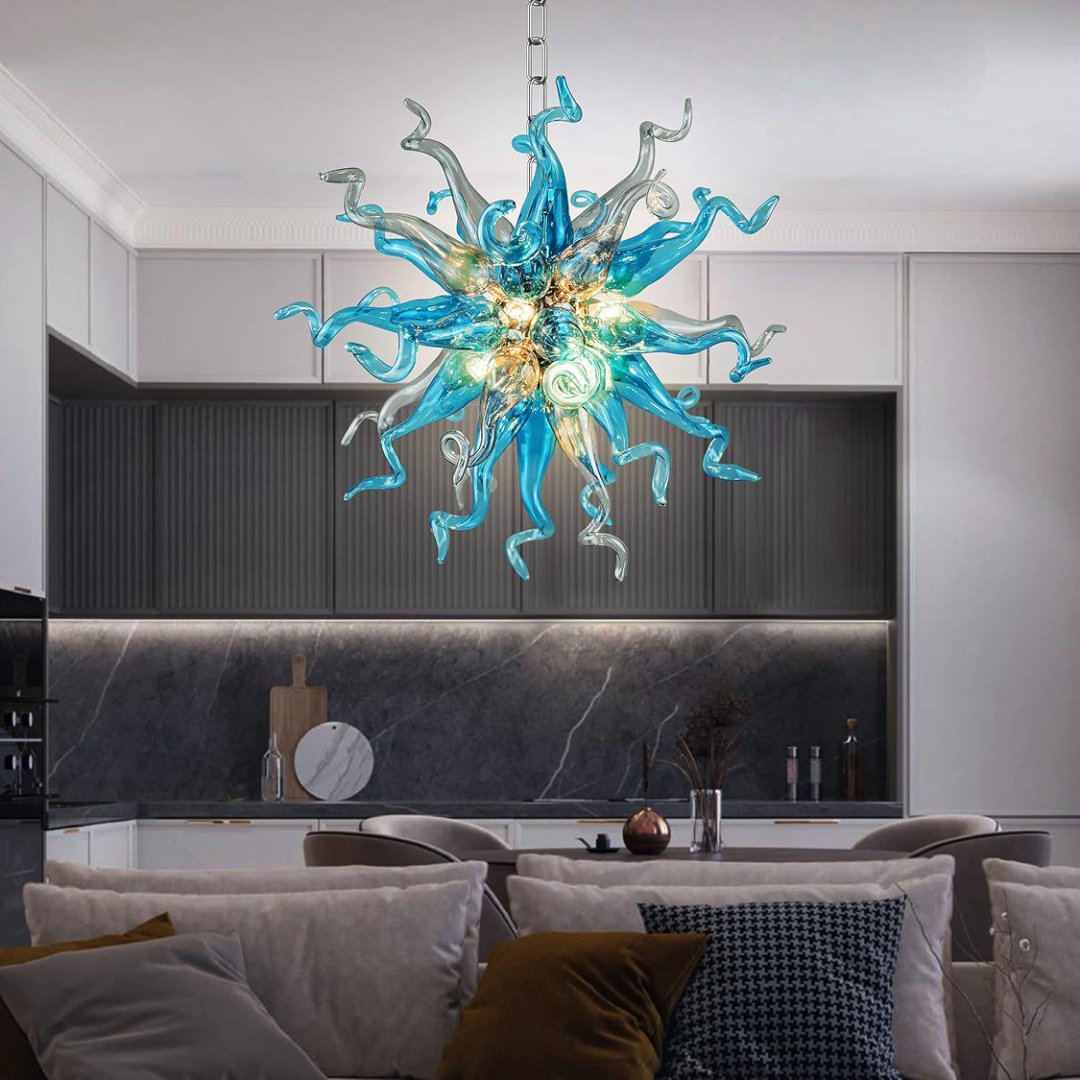 Exclusive Blown Glass Chandelier – Limited Edition