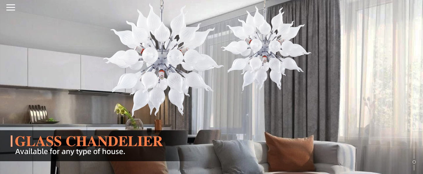 Best-Selling Blown Glass Chandelier – Top Rated