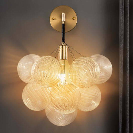 Statement Bubble Glass Chandelier for Luxury Yacht