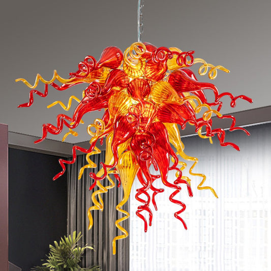 Blown Glass Chandelier – Handmade Luxury Lighting