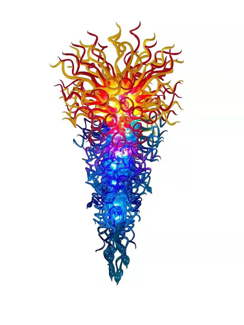 Custom Blown Glass Chandelier – Made to Order