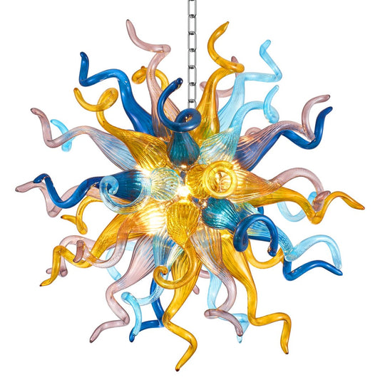 Luxury Blown Glass Chandelier – Affordable Elegance