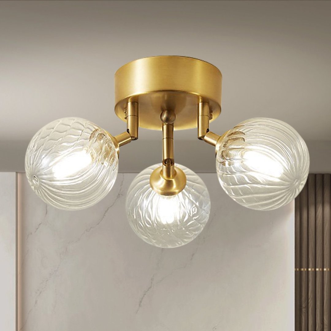 Waterfall Bubble Glass Chandelier for Stairwell