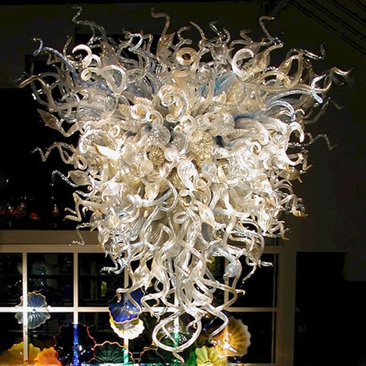 Entryway Blown Glass Chandelier – Grand First Impression