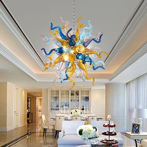Luxury Blown Glass Chandelier – Affordable Elegance