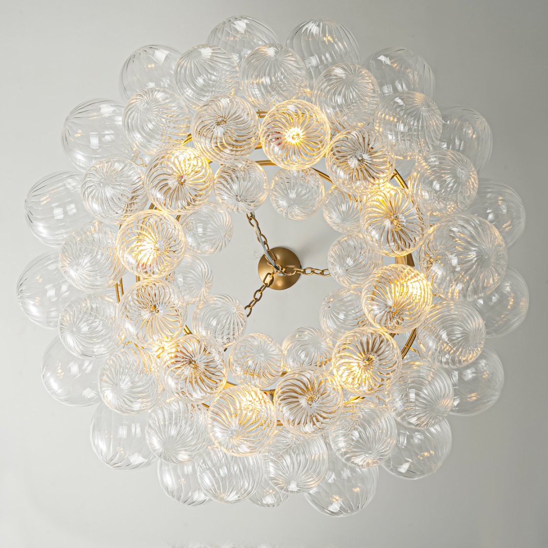 Commercial Bubble Glass Chandelier for Boutique Hotel