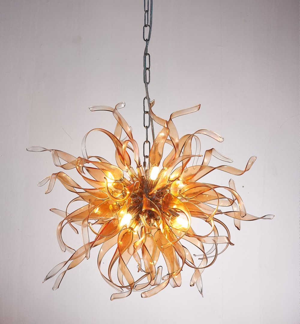 Baroque Blown Glass Chandelier – Ornate Detailing &nbsp;