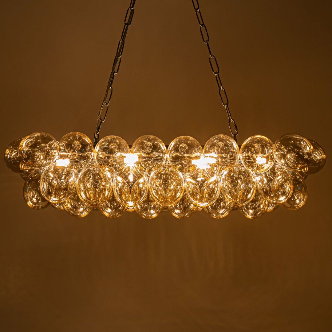 Bubble Glass Chandelier for Restaurant - Hospitality Decor