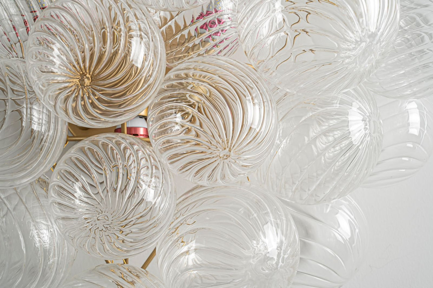 Custom Bubble Glass Chandelier for Architect Project