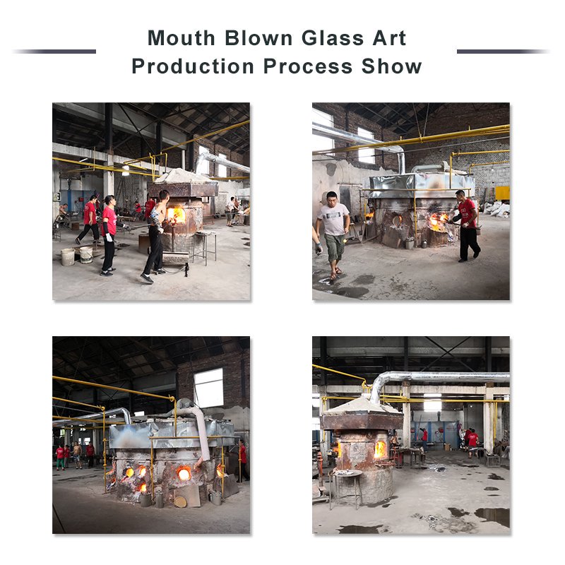 Entryway Blown Glass Chandelier – Grand First Impression