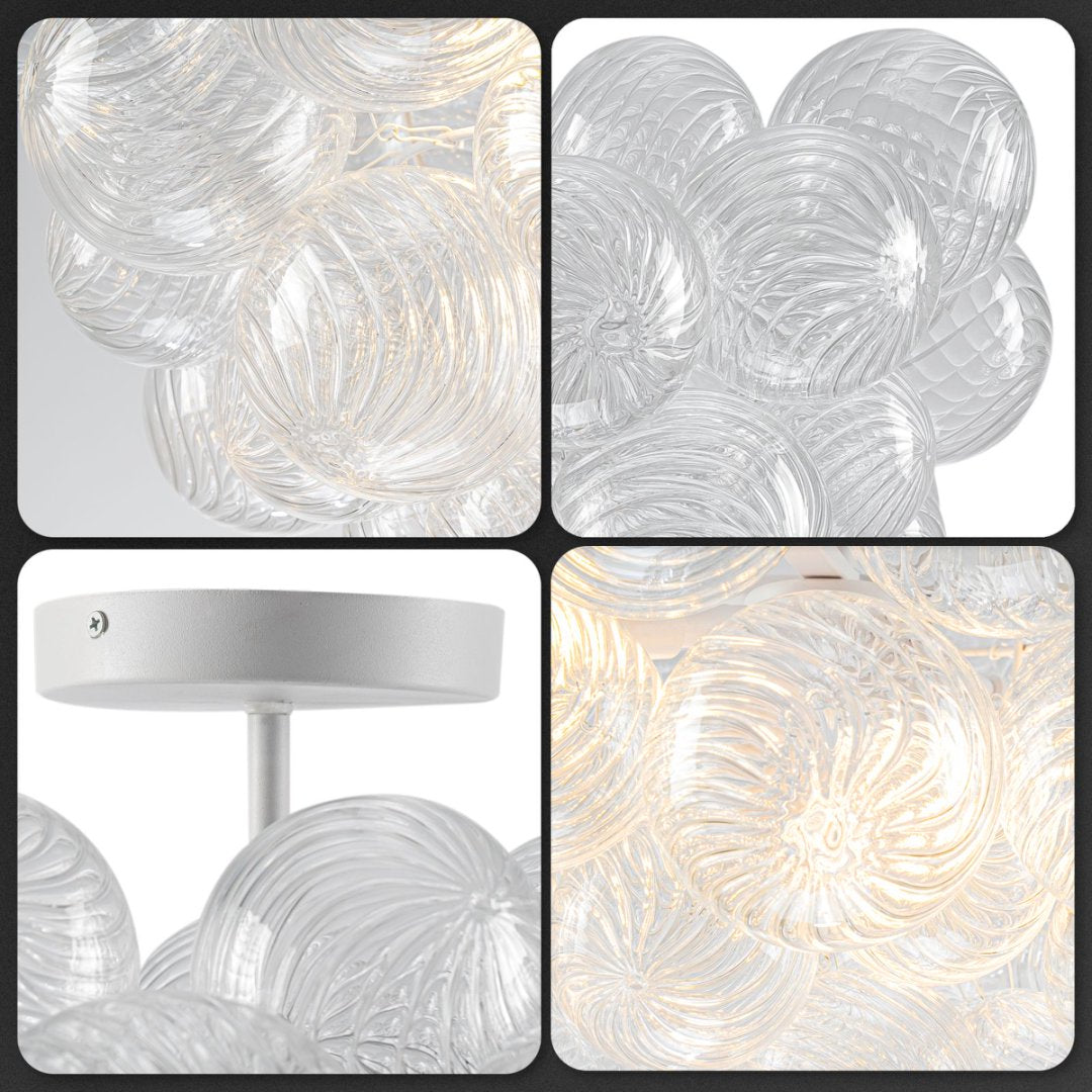 Luxury Bubble Glass Chandelier for Penthouse Suite