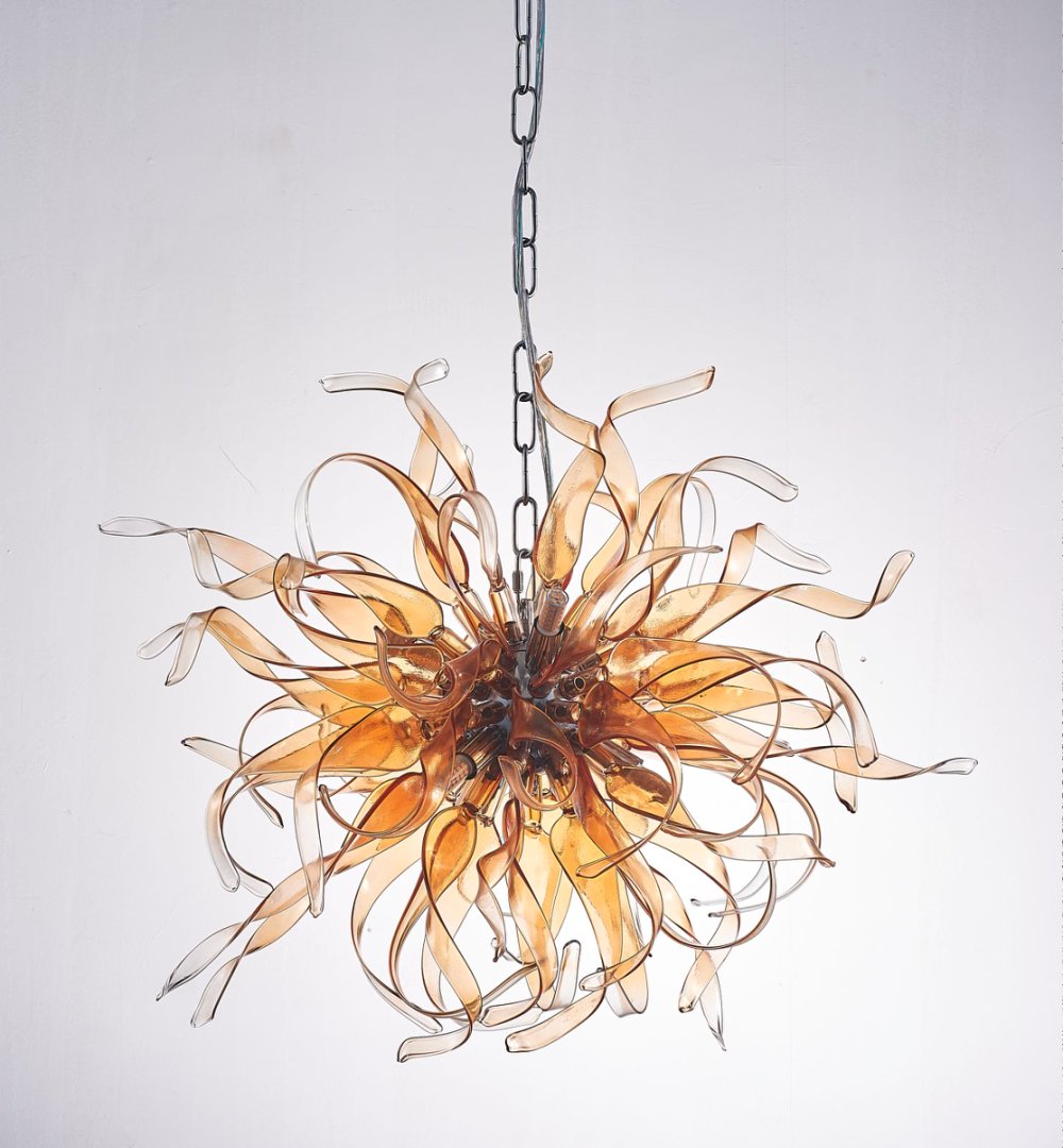Baroque Blown Glass Chandelier – Ornate Detailing &nbsp;