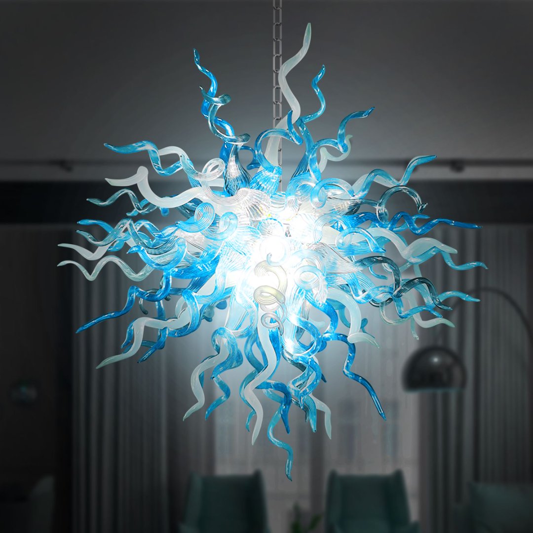 Murano Blown Glass Chandelier – Italian Artisan Crafted