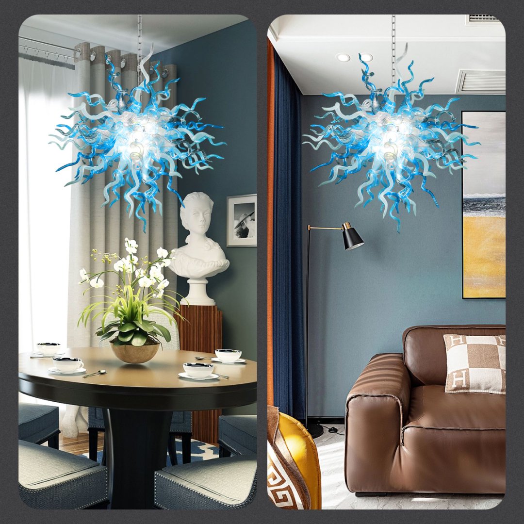 Murano Blown Glass Chandelier – Italian Artisan Crafted