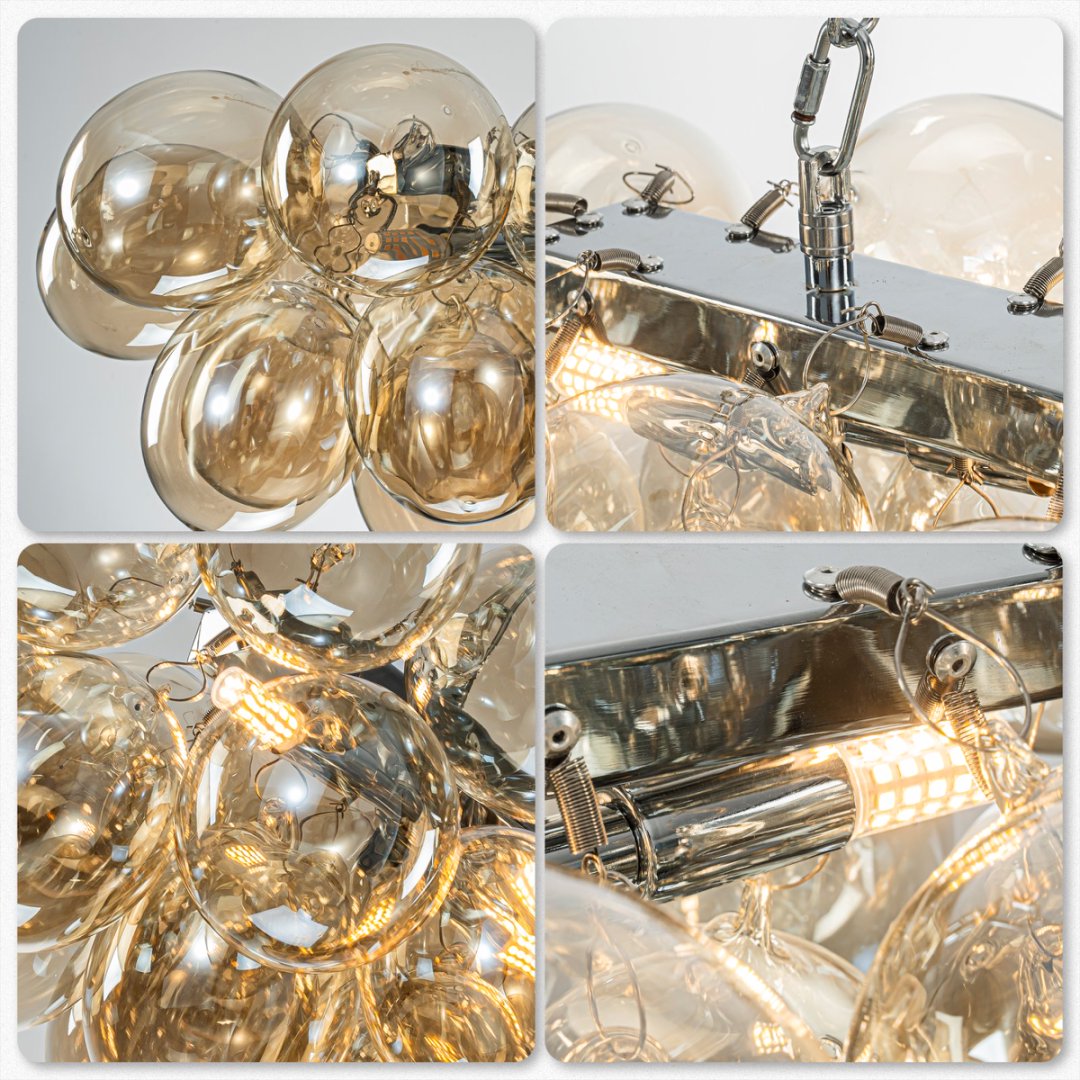 Bubble Glass Chandelier for Restaurant - Hospitality Decor