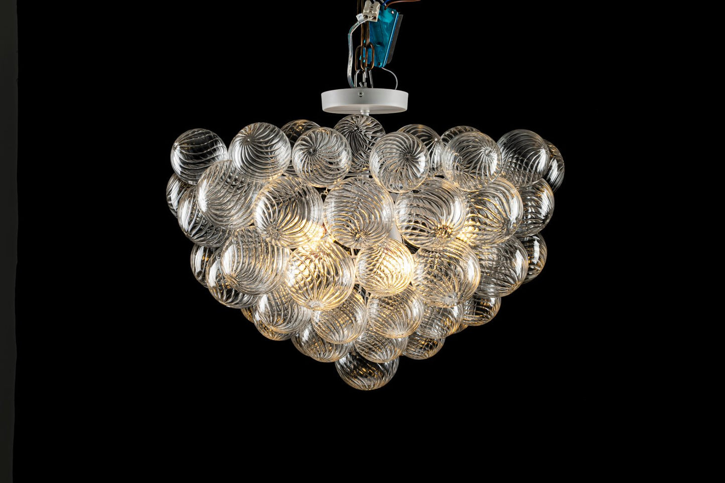 Luxury Bubble Glass Chandelier for Penthouse Suite