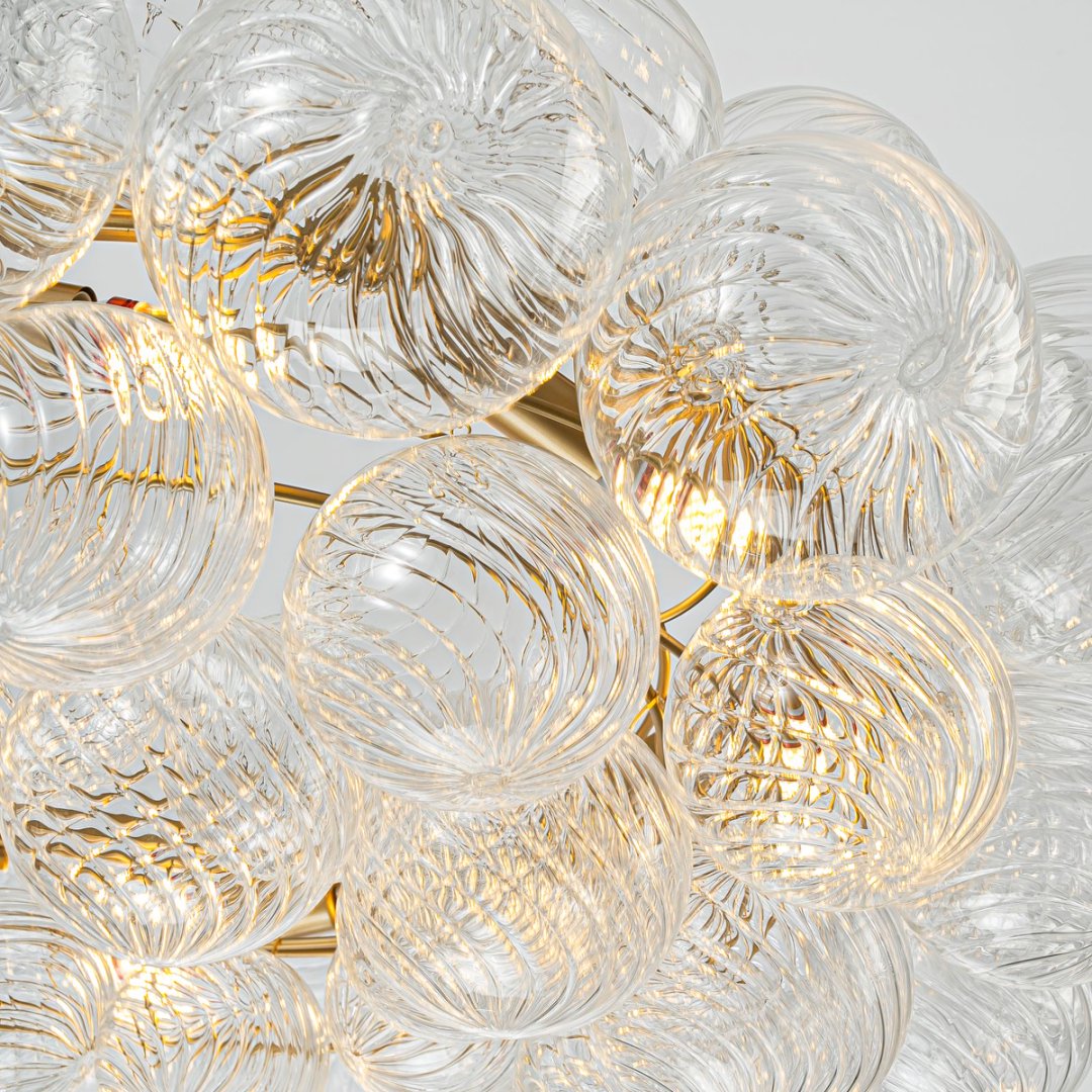 Commercial Bubble Glass Chandelier for Boutique Hotel