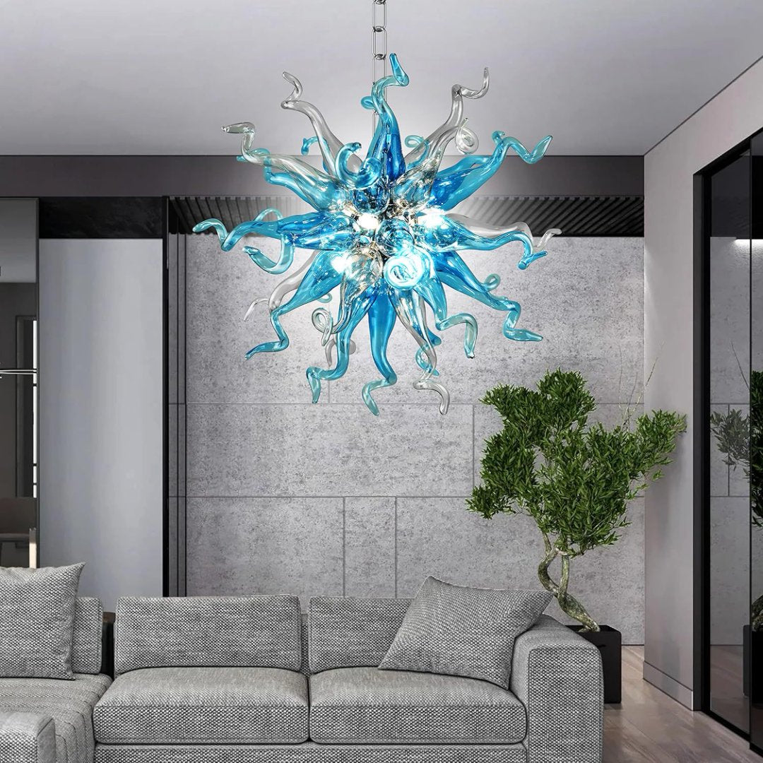 Exclusive Blown Glass Chandelier – Limited Edition