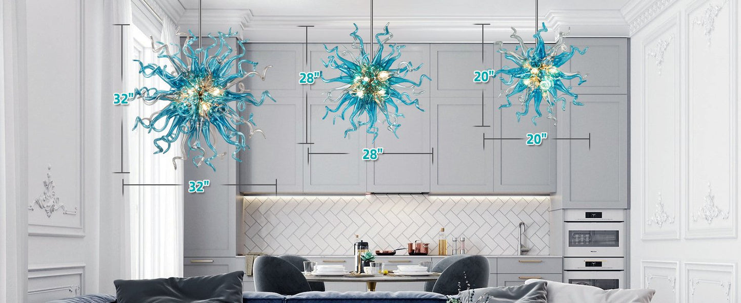 Exclusive Blown Glass Chandelier – Limited Edition