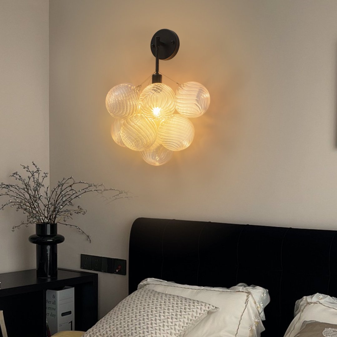Statement Bubble Glass Chandelier for Luxury Yacht