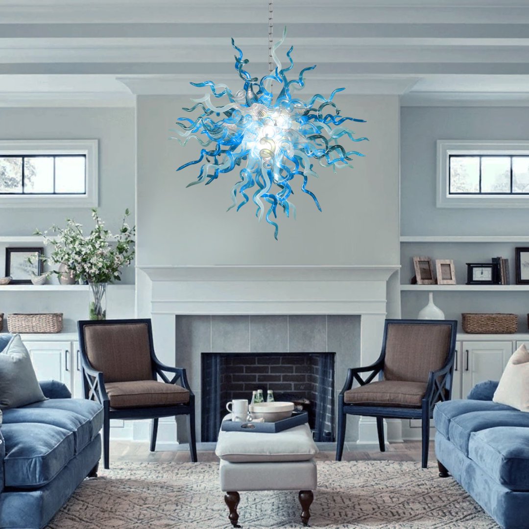 Murano Blown Glass Chandelier – Italian Artisan Crafted
