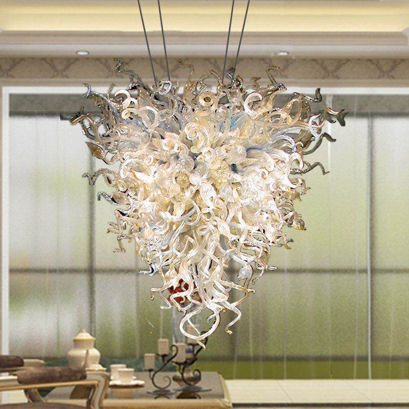 Entryway Blown Glass Chandelier – Grand First Impression