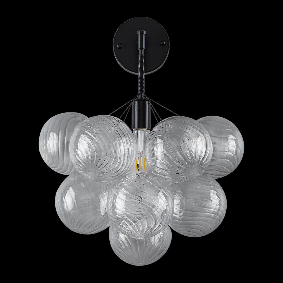 Statement Bubble Glass Chandelier for Luxury Yacht