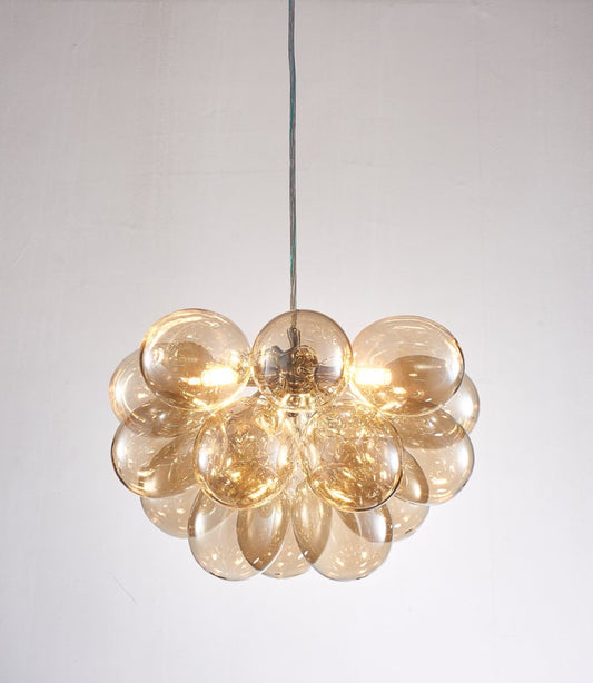Bubble Glass Chandelier for Dining Room - Elegant Centerpiece